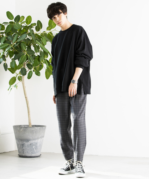 WEGO(ウィゴー)の「WEGO/サイドスリットカラー起毛プルオーバー(スウェット・メンズ・ダークグリーン/ホワイト/ブラック/イエロー/ライトピンク/オレンジ系その他/ブラウン・LARGE/MEDIUM/X-SMALL/SMALL)」の22枚目の写真