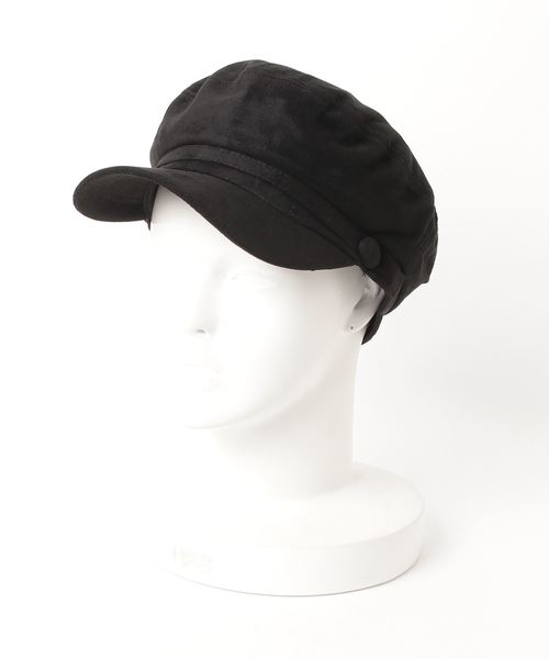 flower（フラワー）の「スエードマリンキャスケット（キャスケット・レディース・ブラック/ブラウン・FREE）」の2枚目の写真