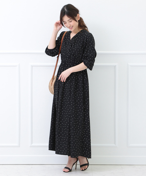 セール ワンピース 柄カシュクールワンピース インナーワンピ付き 953 をセール価格で購入できます Auli Auli Auli アウリィ のワンピース Auli 柄カシュクールワンピース インナーワンピ付き ワンピース Auli アウリィ のファッション