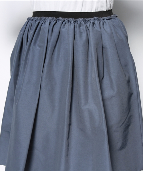 fennica（フェニカ）の「dahl'ia / ギャザースカート（スカート・レディース・ブルー系その他・ONE SIZE）」の4枚目の写真