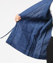 【未使用】Snow Peak ノラギ ガウン インディゴ リネン100% XL Snow Peak(スノーピーク)の「インディゴ ノラギ ジャケット