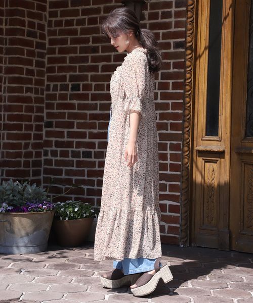 one after another NICE CLAUP(ワンアフターアナザーナイスクラップ)の「ヴィンテージロングマキシワンピース(ワンピース・レディース・その他/モカ/ベージュ系その他・FREE)」の11枚目の写真