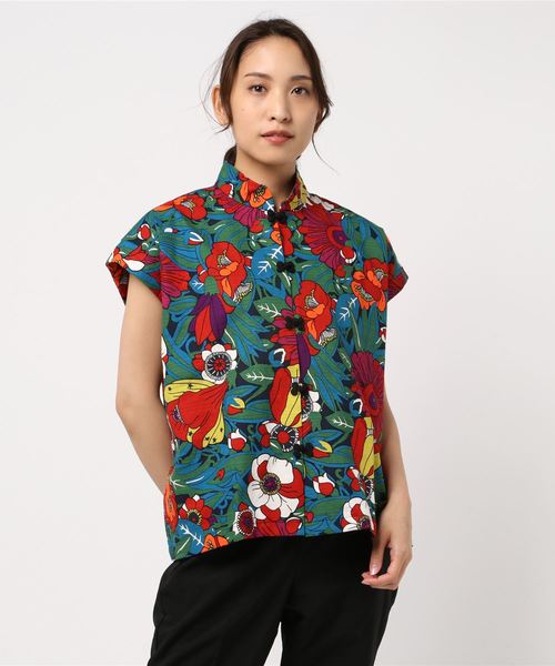 BOHEMIANS(ボヘミアンズ)の「BOHEMIANS/ボヘミアンズ BLOOMING INDIA BN F/S CHINA SHIRTS シャツ ブラウス(シャツ/ブラウス)」|その他
