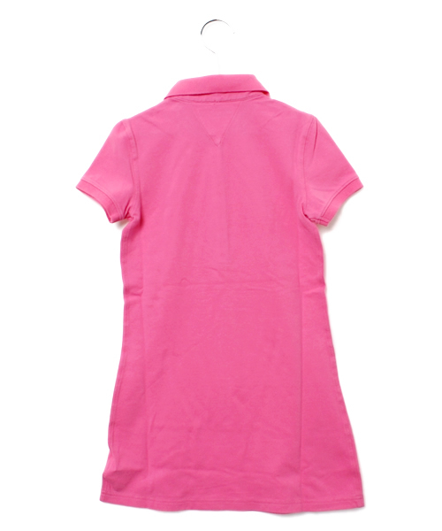 TOMMY HILFIGER（トミーヒルフィガー）の「GIRLS POLO DRESS S/S（ワンピース・キッズ・グリーン/ピンク/レッド・130/140/150/160）」の6枚目の写真