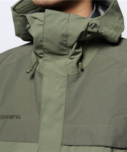 JOURNAL STANDARD（ジャーナルスタンダード）の「NORRONA / ノローナ: DOVRE GORE PRO JK / ブルゾン（ブルゾン・メンズ・カーキ・SMALL）」の3枚目の写真