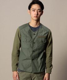 BEAUTY&YOUTH UNITED ARROWS | BY コンビ ユーティリティ Vカーディガン◆(ミリタリージャケット)