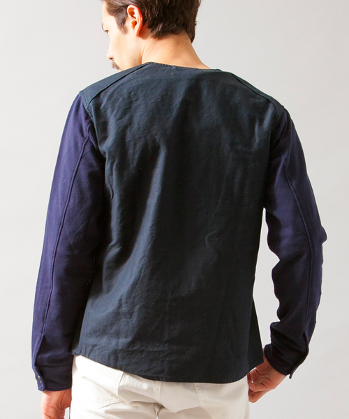 BEAUTY&YOUTH UNITED ARROWS（ビューティーアンドユースユナイテッドアローズ）の「BY コンビ ユーティリティ Vカーディガン◆（ミリタリージャケット・メンズ・オリーブ/ネイビー・LARGE/X-LARGE/SMALL/MEDIUM）」の3枚目の写真