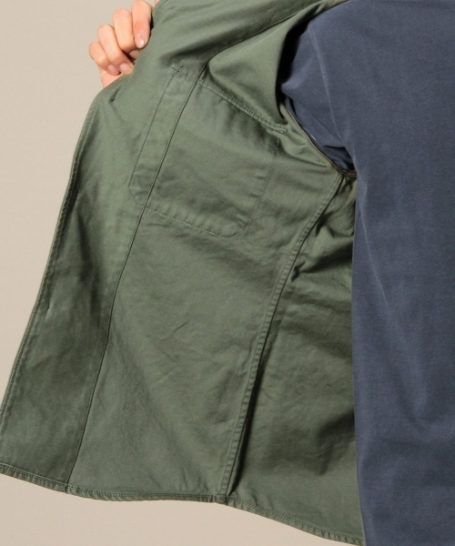 BEAUTY&YOUTH UNITED ARROWS（ビューティーアンドユースユナイテッドアローズ）の「BY コンビ ユーティリティ Vカーディガン◆（ミリタリージャケット・メンズ・オリーブ/ネイビー・LARGE/X-LARGE/SMALL/MEDIUM）」の14枚目の写真