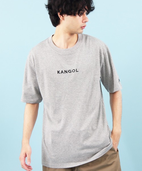 KANGOL(カンゴール)の「【別注】KANGOL×8(eight) コラボ半袖Tシャツ(Tシャツ/カットソー・メンズ・オフホワイト/ブラック/トップグレー/ベージュ/ネイビー・MEDIUM/LARGE)」の4枚目の写真