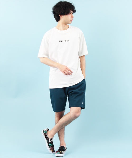 KANGOL(カンゴール)の「【別注】KANGOL×8(eight) コラボ半袖Tシャツ(Tシャツ/カットソー・メンズ・オフホワイト/ブラック/トップグレー/ベージュ/ネイビー・MEDIUM/LARGE)」の6枚目の写真