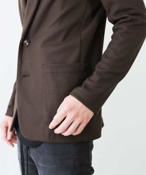 ATTACHMENT（アタッチメント）の「フランネラーナスムース　2Bジャケット（テーラードジャケット・メンズ・ブラック/ネイビー/グリーン系その他・1/2/3）」の14枚目の写真