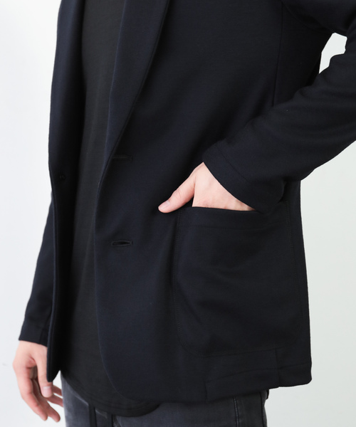 ATTACHMENT（アタッチメント）の「フランネラーナスムース　2Bジャケット（テーラードジャケット・メンズ・ブラック/ネイビー/グリーン系その他・1/2/3）」の21枚目の写真
