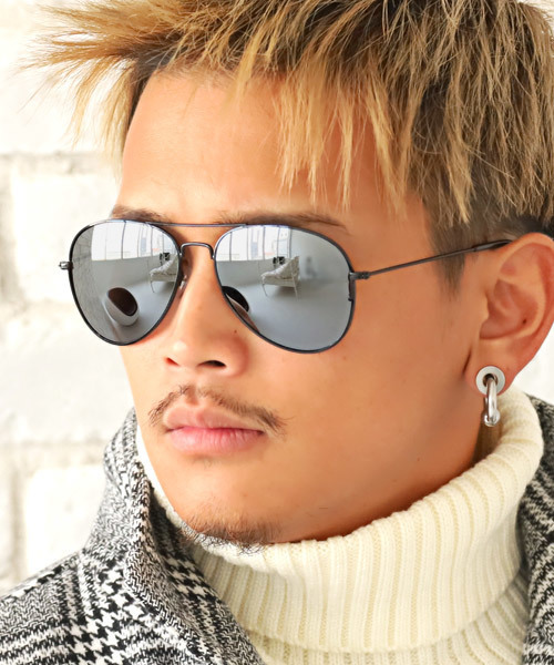 LUXSTYLE(ラグスタイル)の「ティアドロップサングラス(サングラス・メンズ・その他1/その他2/その他3/その他4/その他5/その他6/その他7/その他8/その他9/その他10・FREE)」の6枚目の写真