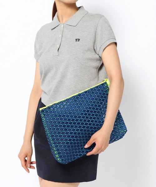 LB-03（エルビー・ゼロスリー）の「03 MESH CLUTCH BAG（クラッチバッグ・レディース・ピンク系/イエロー系/ブルー系・FREE）」の7枚目の写真