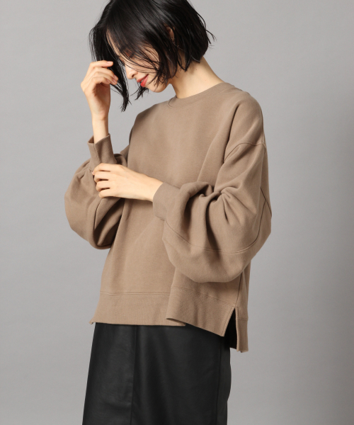 LOWRYS FARM（ローリーズファーム）の「キモウストレッチウラケプルオーバー　858657（スウェット・レディース・ブラック/パープル/アイボリー/ブラウン・FREE）」の16枚目の写真