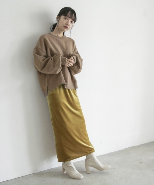 LOWRYS FARM（ローリーズファーム）の「キモウストレッチウラケプルオーバー　858657（スウェット・レディース・ブラック/パープル/アイボリー/ブラウン・FREE）」の14枚目の写真