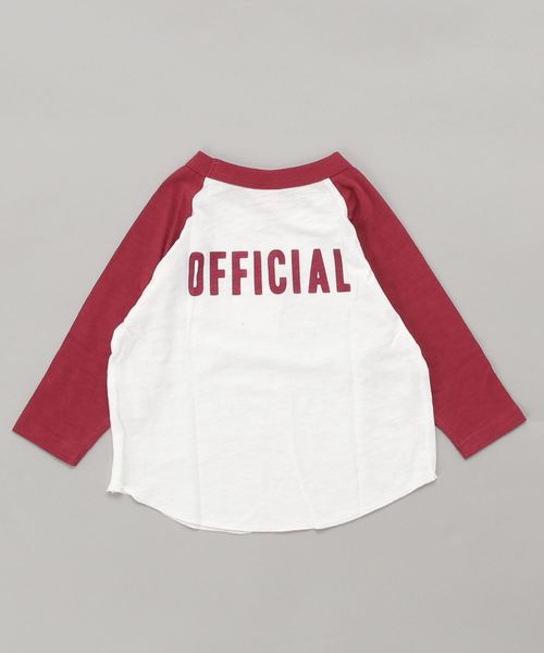 RED LABEL（レッドレーベル）の「RAGLAN T-SHIRTS（Tシャツ/カットソー・キッズ・ブラウン/ブルー/レッド/ブラック・150/160/100/110/120/130/140）」の5枚目の写真