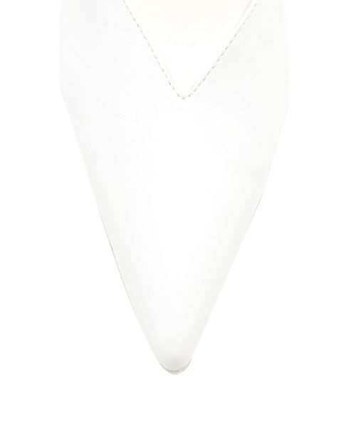 GYDA(ジェイダ)の「Vカットポインテッドミュール(サンダル・レディース・オフホワイト/ブラック・SMALL/MEDIUM/LARGE)」の8枚目の写真