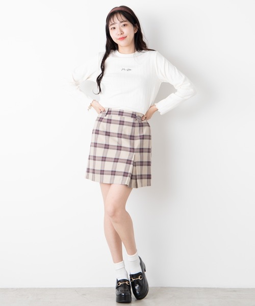WEGO(ウィゴー)の「WEGO/【セットアップ対応商品】ラップミニスカート(スカート・レディース・ホワイト系その他2/ベージュ系その他2・FREE)」の7枚目の写真