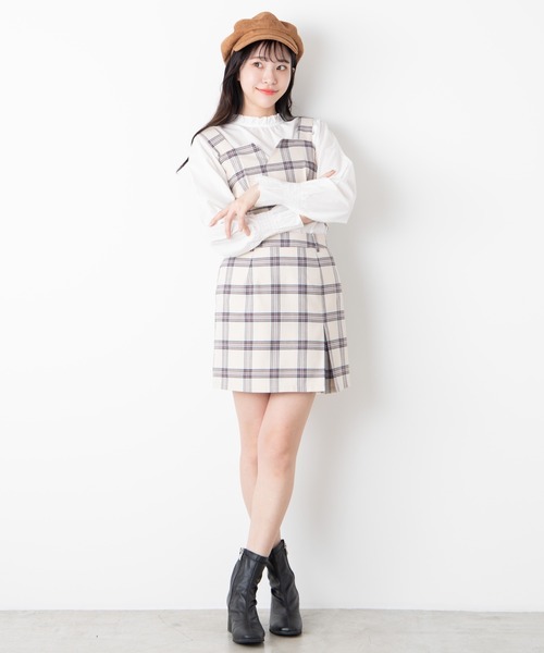 WEGO(ウィゴー)の「WEGO/【セットアップ対応商品】ラップミニスカート(スカート・レディース・ホワイト系その他2/ベージュ系その他2・FREE)」の9枚目の写真