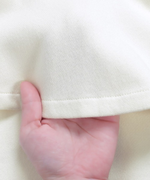 Pierrot（ピエロ）の「ボンディングバックフレアパーカー（パーカー・レディース・ブラック/アイボリー/ダークグレー/ベージュ/ネイビー/杢グレー/グレー系その他/カーキ/ミント・M/L/S）」の10枚目の写真