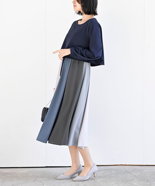 rps（アールピーエス）の「カラフルパッチワークドッキングワンピース