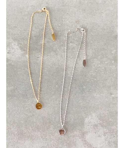 Ungrid（アングリッド）の「コインモチーフネックレス（ネックレス・レディース・シルバー/ゴールド・FREE）」の2枚目の写真