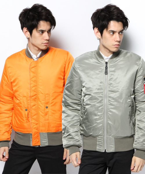 And A(アンドエー)の「MA-1 TIGHT (ALPHA)(ブルゾン・メンズ・ブラック/グリーン/レッド・MEDIUM/SMALL/LARGE)」の16枚目の写真