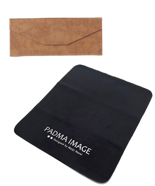 GLOBAL FORME CONCRETE（グローバルフォルムコンクリート）の「【PADMA IMAGE】 case & cleaning cloth（メガネ・メンズ・ネイビー/ブラック/ブラウン/イエロー/ブラウン系その他/レッド/グリーン・FREE）」の4枚目の写真