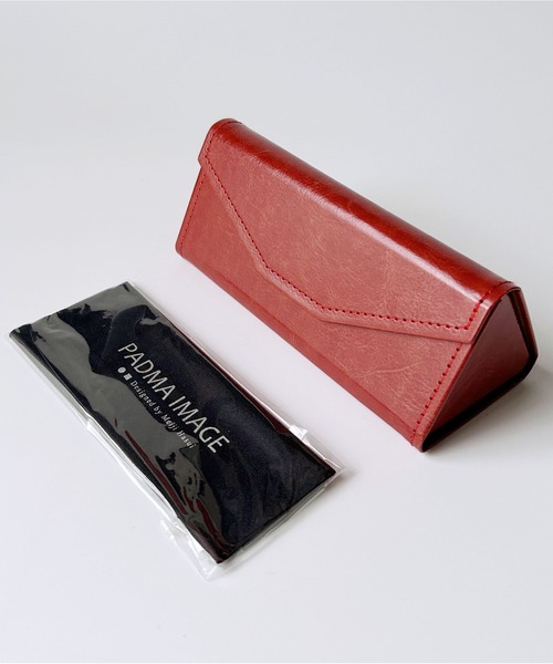 GLOBAL FORME CONCRETE（グローバルフォルムコンクリート）の「【PADMA IMAGE】 case & cleaning cloth（メガネ・メンズ・ネイビー/ブラック/ブラウン/イエロー/ブラウン系その他/レッド/グリーン・FREE）」の7枚目の写真