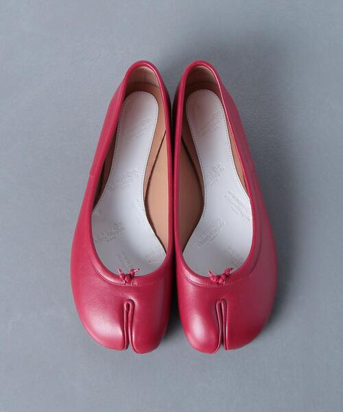 Maison Margiela（メゾンマルジェラ）の「＜MAISON MARGIELA（メゾン マルジェラ）＞「タビ」バレエシューズ ■■■◇（バレエシューズ・レディース・ベージュ/ブラック/レッド・35h/37h/36/37/38/35/36h/38h）」の3枚目の写真