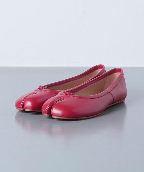 Maison Margiela（メゾンマルジェラ）の「＜MAISON MARGIELA（メゾン マルジェラ）＞「タビ」バレエシューズ ■■■◇（バレエシューズ・レディース・ベージュ/ブラック/レッド・35h/37h/36/37/38/35/36h/38h）」の4枚目の写真