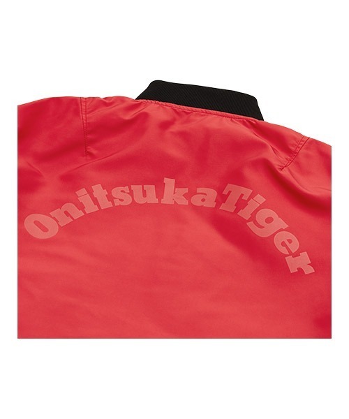 Onitsuka Tiger(オニツカタイガー)の「BOMBER JACKET(テーラードジャケット・レディース・レッド/ブラック/ベージュ・M/XL/XS/L/S)」の15枚目の写真
