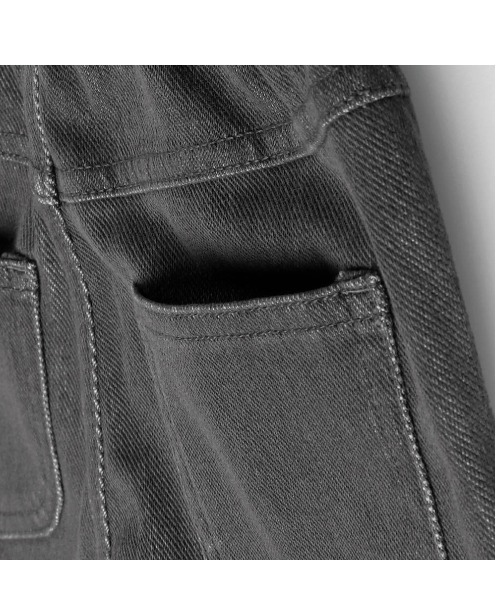 BRANSHES（ブランシェス）の「デニムニットロングパンツ（デニムパンツ・キッズ・ブラック/ネイビー/ブルー・90cm/110cm/100cm/120cm/130cm）」の5枚目の写真