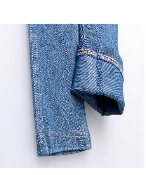 BRANSHES（ブランシェス）の「デニムニットロングパンツ（デニムパンツ・キッズ・ブラック/ネイビー/ブルー・90cm/110cm/100cm/120cm/130cm）」の18枚目の写真