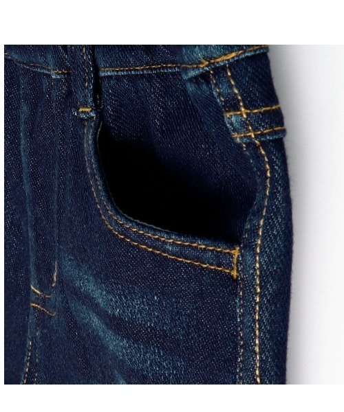 BRANSHES（ブランシェス）の「デニムニットロングパンツ（デニムパンツ・キッズ・ブラック/ネイビー/ブルー・90cm/110cm/100cm/120cm/130cm）」の12枚目の写真