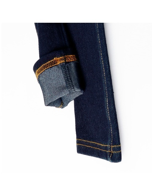 BRANSHES（ブランシェス）の「デニムニットロングパンツ（デニムパンツ・キッズ・ブラック/ネイビー/ブルー・90cm/110cm/100cm/120cm/130cm）」の13枚目の写真