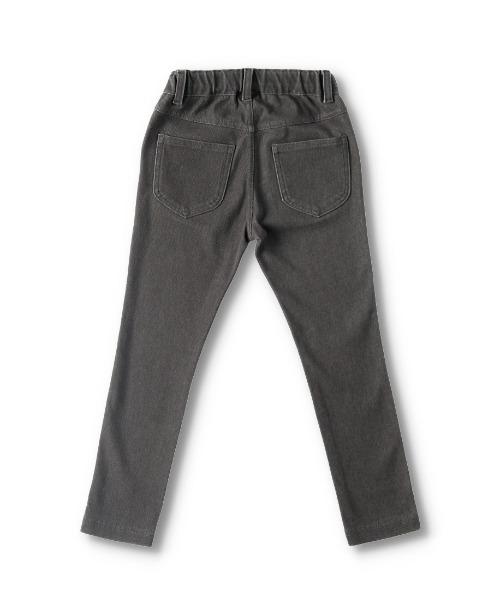 BRANSHES（ブランシェス）の「デニムニットロングパンツ（デニムパンツ・キッズ・ブラック/ネイビー/ブルー・90cm/110cm/100cm/120cm/130cm）」の4枚目の写真