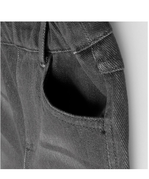 BRANSHES（ブランシェス）の「デニムニットロングパンツ（デニムパンツ・キッズ・ブラック/ネイビー/ブルー・90cm/110cm/100cm/120cm/130cm）」の7枚目の写真