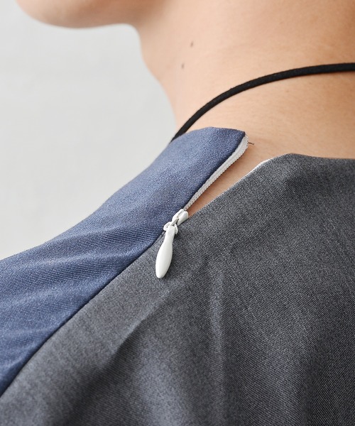 MinoriTY（マイノリティ）の「メンズT/R切替8分袖プルオーバーシャツ（シャツ/ブラウス・メンズ・ベージュ/チャコール/ネイビー・M/L）」の7枚目の写真