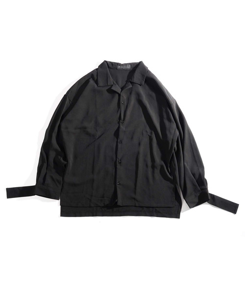neos（ネオス）の「【neos -addictive design-】ルーズシルエット 袖ベルト オープンカラーシャツ（シャツ/ブラウス・メンズ・ホワイト/ブラック・MEDIUM/LARGE/X-LARGE）」の12枚目の写真