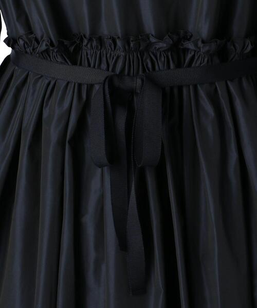 Drawer（ドゥロワー）の「Drawer タフタVネックワンピース（ワンピース