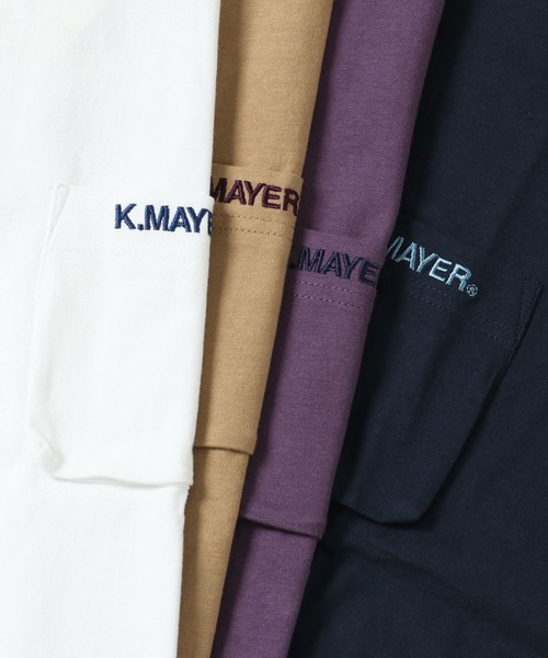 KRIFF MAYER（クリフメイヤー）の「抗菌半袖ポケTEE(バックプリント)（Tシャツ/カットソー・メンズ・ブラウン/パープル/オフホワイト/ネイビー・MEDIUM/SMALL/LARGE/X-LARGE）」の15枚目の写真