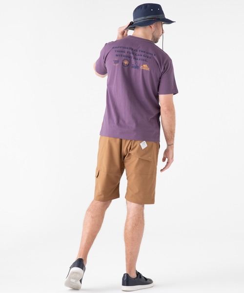 KRIFF MAYER（クリフメイヤー）の「抗菌半袖ポケTEE(バックプリント)（Tシャツ/カットソー・メンズ・ブラウン/パープル/オフホワイト/ネイビー・MEDIUM/SMALL/LARGE/X-LARGE）」の19枚目の写真