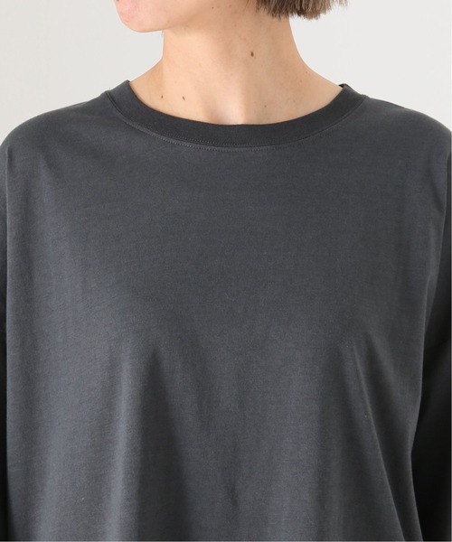 Simplicite（サンプリシテ）の「《追加2》裾ラウンドロンTEE◆（Tシャツ/カットソー・レディース・ホワイト/ベージュ/ブラック系その他・FREE）」の10枚目の写真