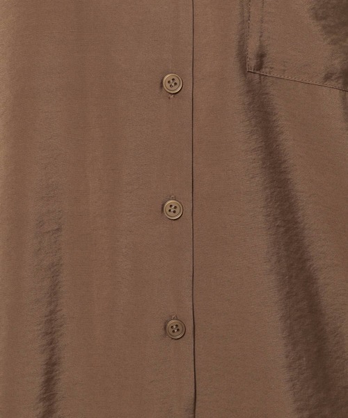 PAGEBOY（ページボーイ）の「【WEB限定アイテム】BIGカイキンシャツSS（シャツ/ブラウス・レディース・ブラック/ダークブラウン/ベージュ/カーキ・FREE）」の19枚目の写真