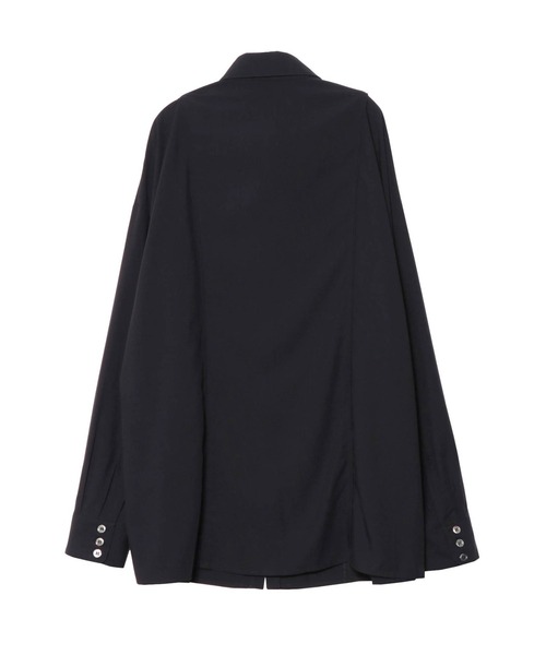 PAMEO POSE（パメオポーズ）の「Illusion Shirts（ワンピース・レディース・ホワイト/ブラック/ベージュ・FREE）」の10枚目の写真