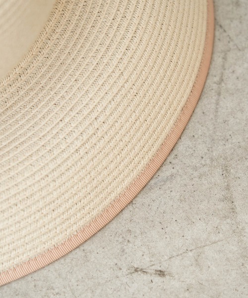 ROPE' PICNIC（ロペピクニック）の「【ウォッシャブル】リボン折りたたみハット（ハット・レディース・ブラック/ベージュ・FREE）」の11枚目の写真