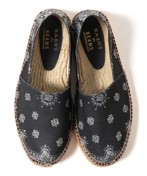 BEAMS（ビームス）の「SALVI × BEAMS / 別注 Bandana Espadrilles（サンダル・メンズ・ブラック/ネイビー・40/43/41/42）」の5枚目の写真