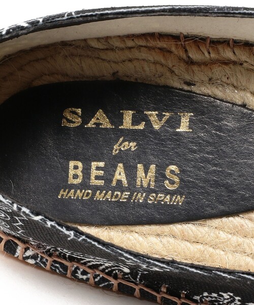 BEAMS（ビームス）の「SALVI × BEAMS / 別注 Bandana Espadrilles（サンダル・メンズ・ブラック/ネイビー・40/43/41/42）」の3枚目の写真